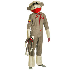 Disguise Costumes - Adult Sock Monkey