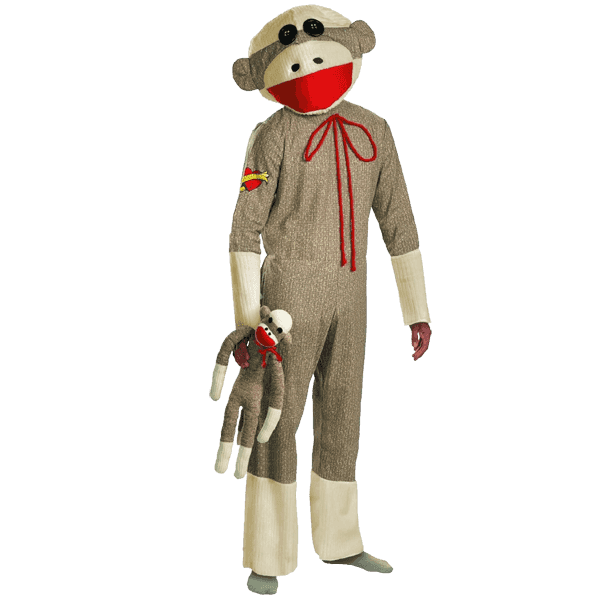 Disguise Costumes - Adult Sock Monkey